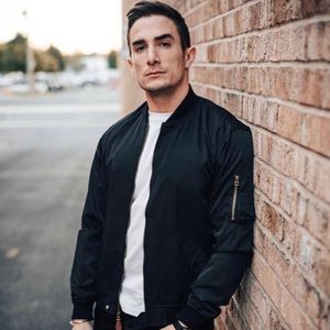 EVER FORWARD Premium BLACK BOMBER MENS JACKET